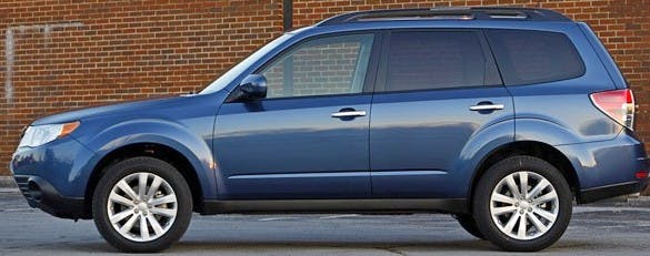 When diagnosing a 2011 Subaru Forester equipped with a 2.5L (non turbo) engine for an unusual sound, and the noise is determined to be coming from the left side cylinder head area, the head, intake camshaft, intake valves and all rocker arm pivots may need to be replaced.