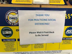 65b80687722b4a001ef473f7 Conradscoviddistancingsign