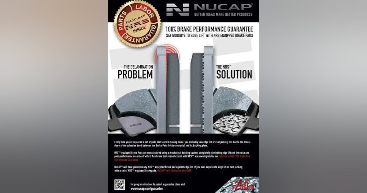 Nucap offers NRS Brake Pad performance guarantee 20130531 Vehicle