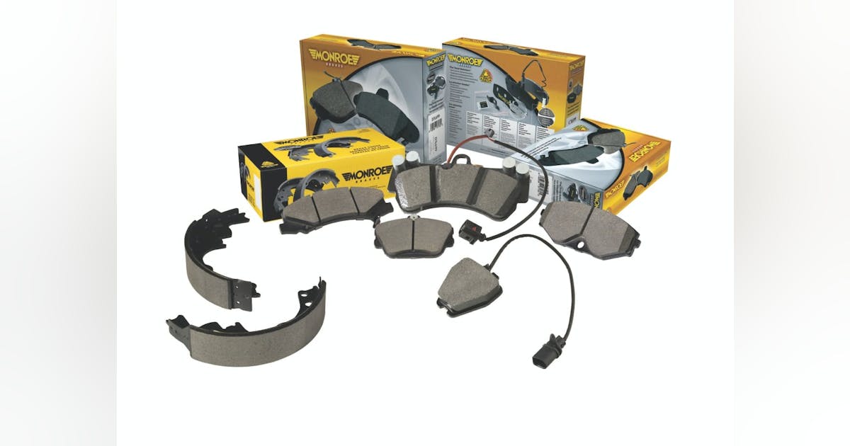Monroe Total Solution brake pad line expanded 20131106 Vehicle