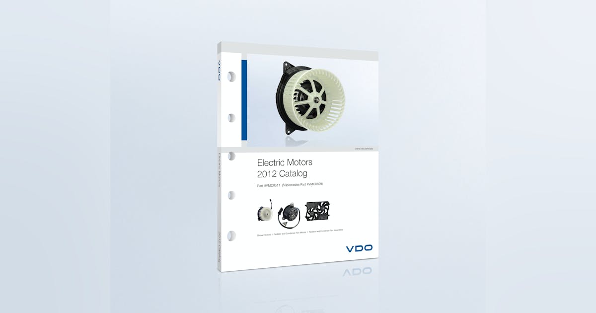 Continental expands VDO electric motors line 20120111 Vehicle