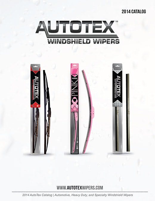 AutoTex Windshield Wipers catalog covers Automotive, Pink, Heavy Duty