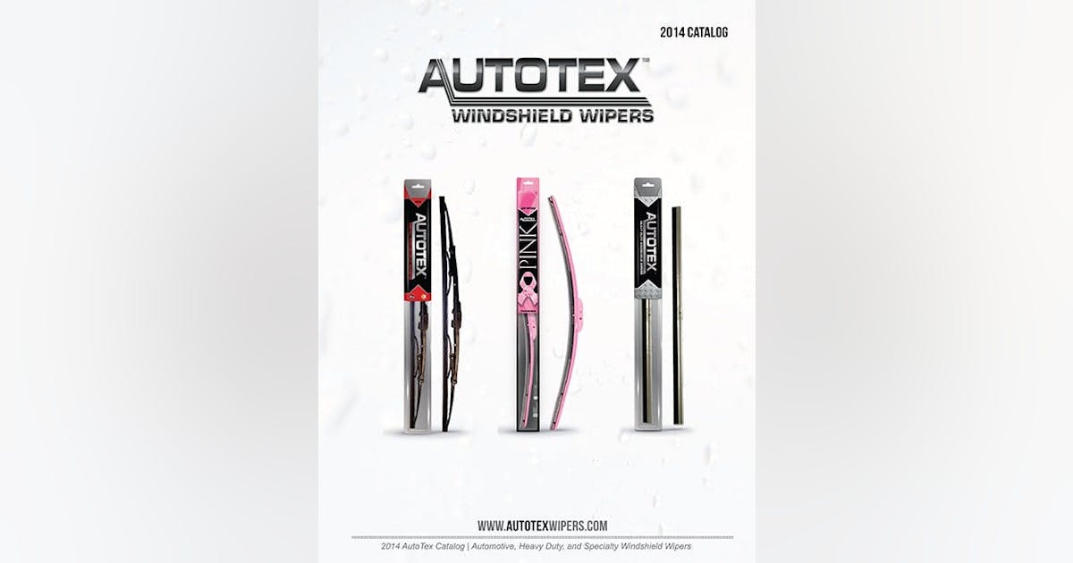 AutoTex Windshield Wipers catalog covers Automotive, Pink, Heavy Duty