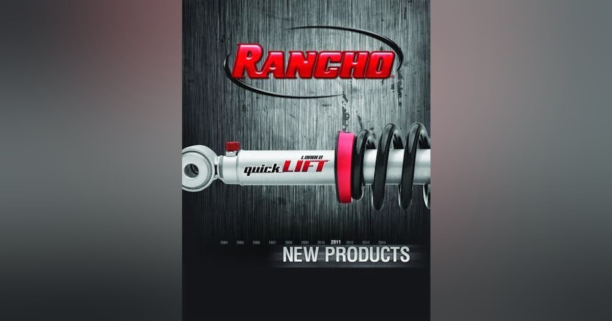 New Rancho Master Catalog is available 20110527 Vehicle Service Pros