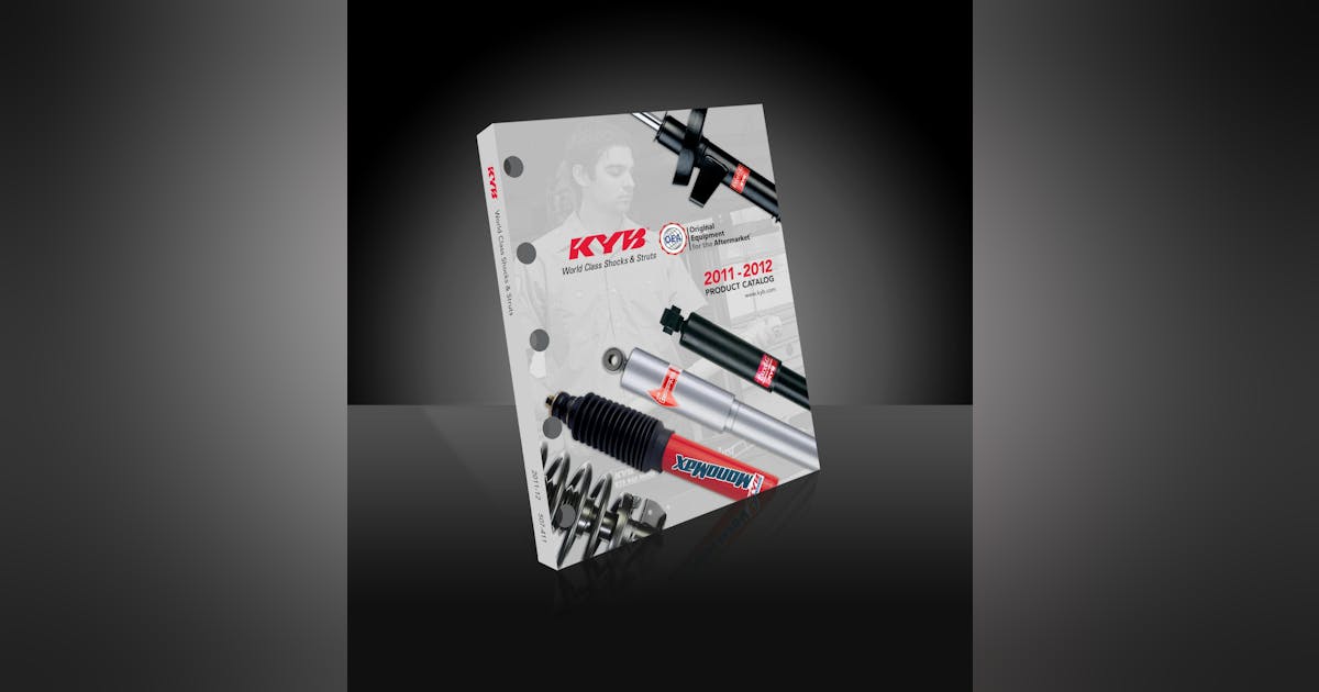 2,800 SKUs in KYB ride control catalog 20111207 Vehicle Service Pros