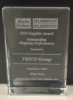 65b82838393c73001eeacc41 Tricoreceivesperformanceawardfromaftermarketautopartsalliance