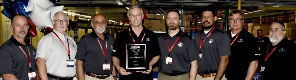 65b82b6d70a39c001ea0b6c3 Centricpartsreceivespartnershipawardfromxlparts