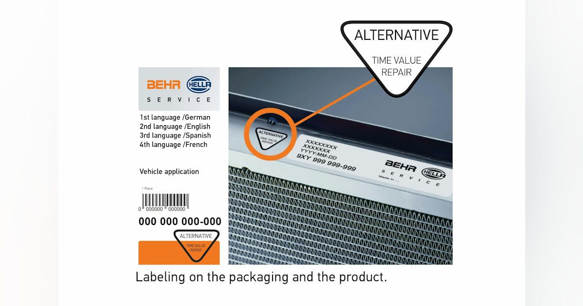 Behr Hella Service adds lowerpriced radiators 20150128 Vehicle