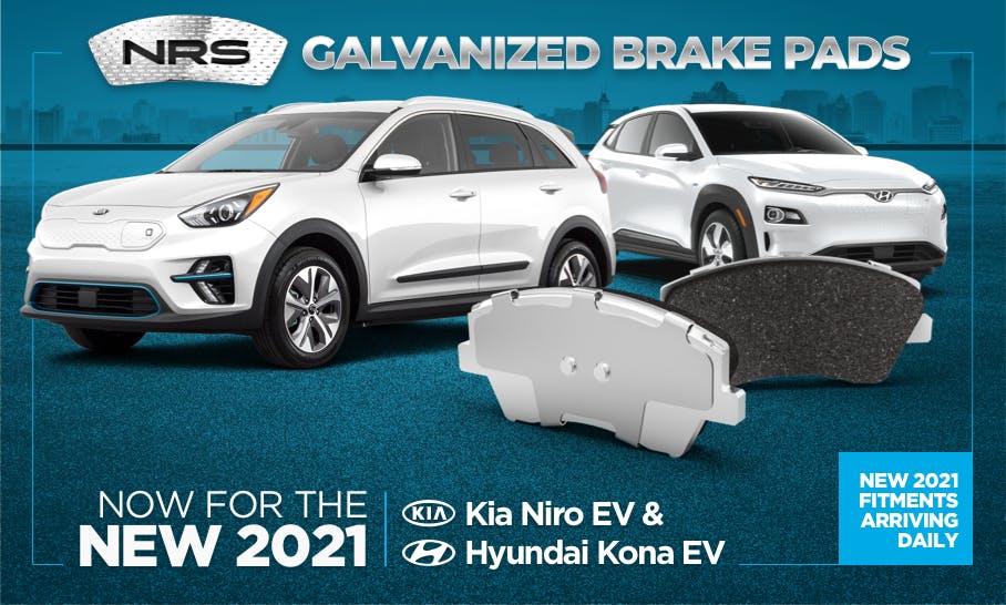 NRS Brakes Launches Galvanized Brake Pads for Kia Niro, Hyundai Kona