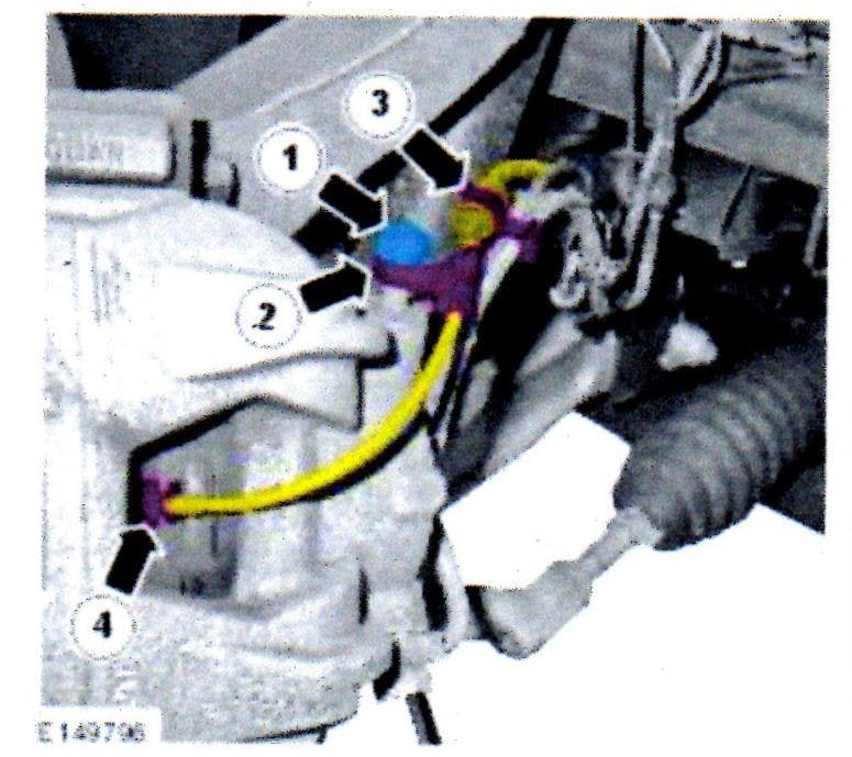 Jag brake pad wear sensor 20130903 Vehicle Service Pros