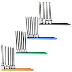 Each of the individual sockets are chrome-plated and backed by a lifetime warranty. Each of the individual sockets are chrome-plated and backed by a lifetime warranty.