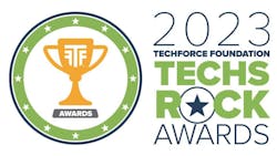 The Techs Rock Awards will accept nominations from May 15 through May 26, 2023, at TechForce.org/TechsRock. The Techs Rock Awards will accept nominations from May 15 through May 26, 2023, at TechForce.org/TechsRock.