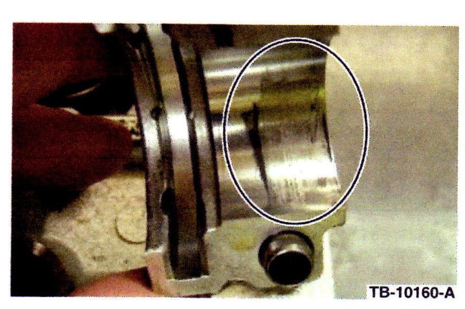 Excessive cam bearing clearance may set DTCs 20120730 Vehicle