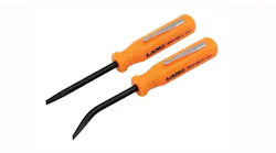 The blades are made from three by 16 inches in diameter hardened alloy steel, and the angled blade gives greater access to tight areas, according to Lang Tool officials
