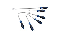 The set includes tools needed for various interior work from panels and clips to trim, plastic fasteners, dashboards and consoles. The set includes tools needed for various interior work from panels and clips to trim, plastic fasteners, dashboards and consoles.