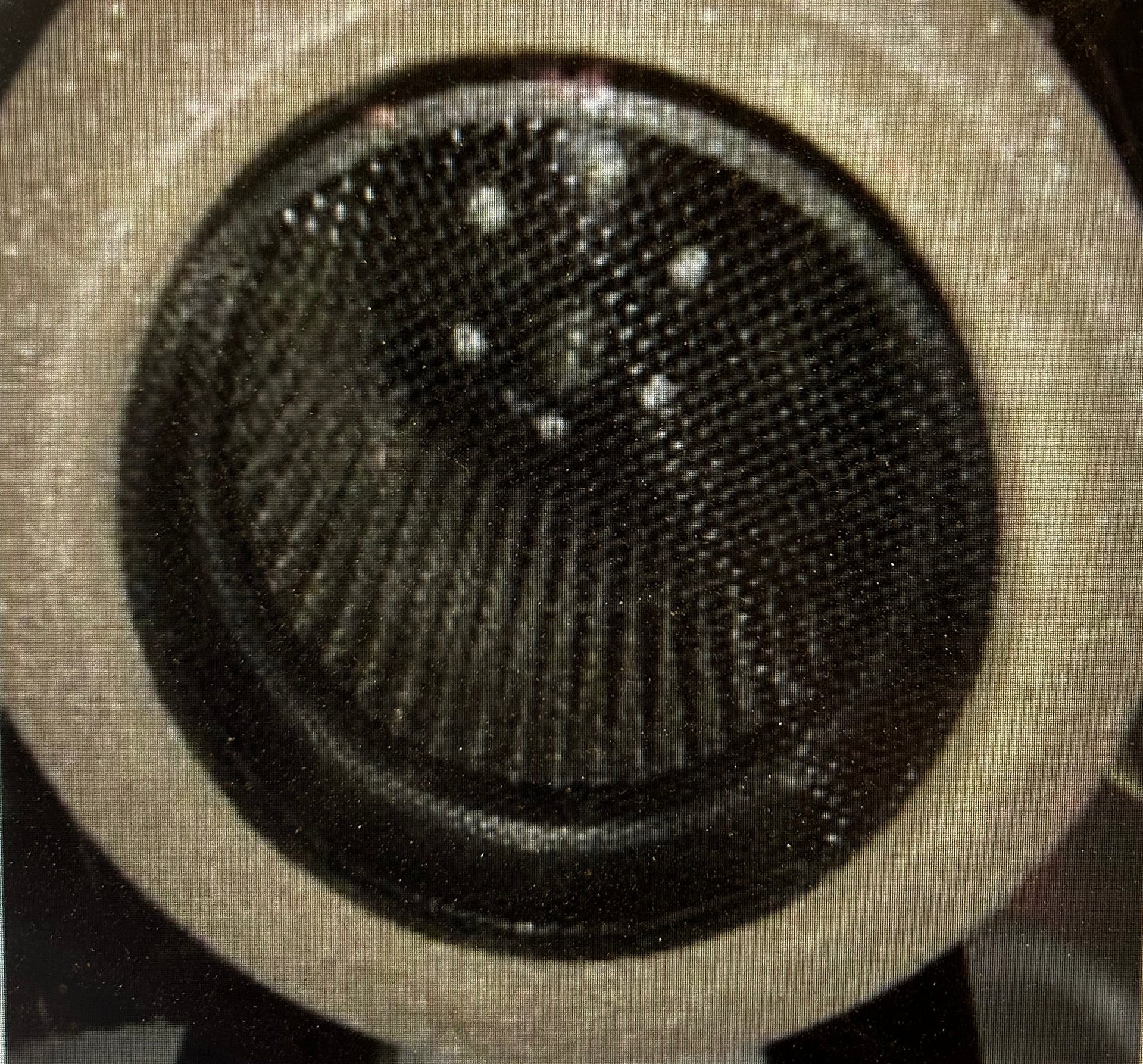 Example of a dirty Prius C HV battery cooling intake filter.