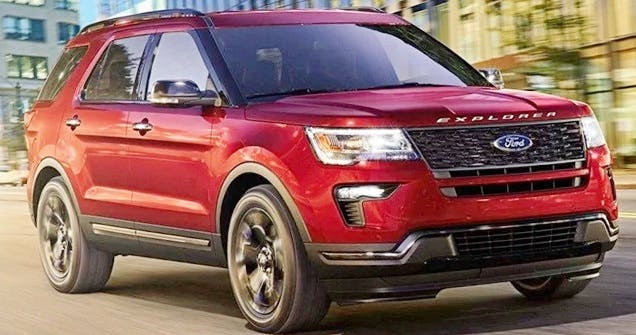 Inspect the exhaust Y-pipe on 2013-2019 Ford Explorer vehicles equipped with a 3.5L twin independent variable camshaft timing (Ti-VCT) engine.