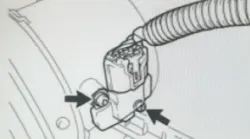 Install the MAF sensor from the new kit and tighten the original screws to 15 in-lbf.