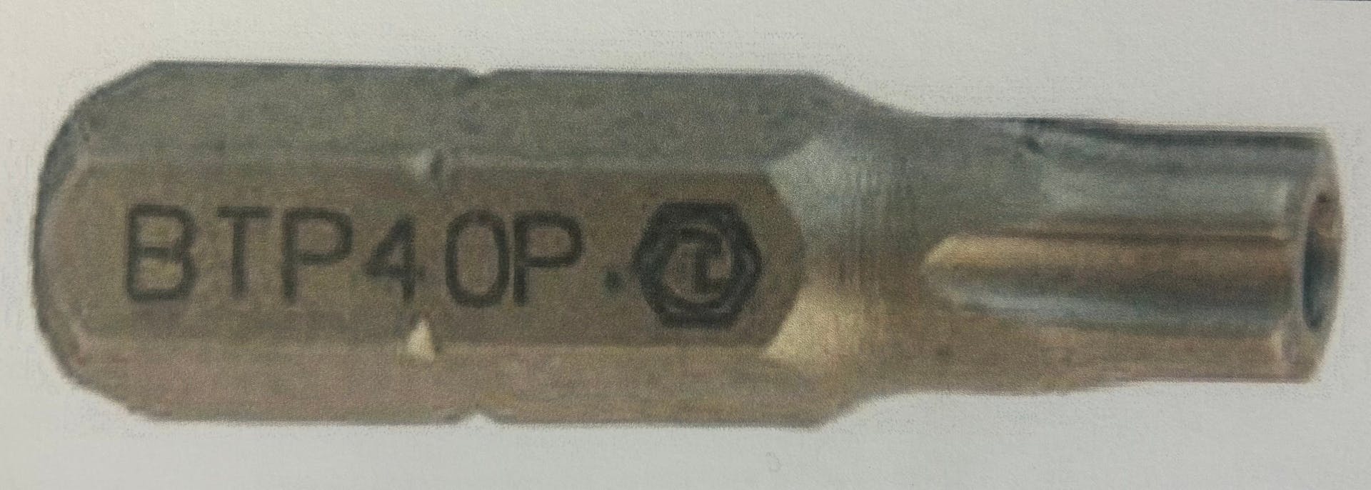 Special Tool bit P/N BTP40P.