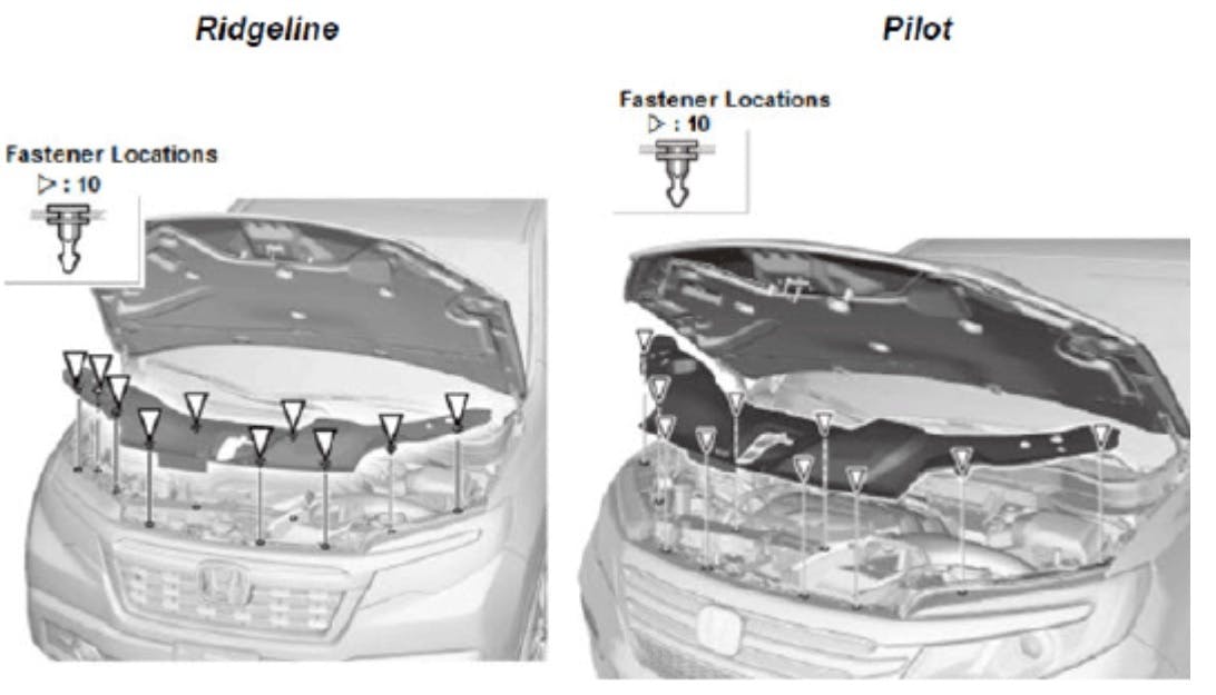 Example of Ridgeline (left) and Pilot.