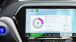 Note the green Energy touch screen button on the left.