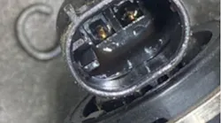 Inspect the coolant temperature sensor connector for leakage/corrosion.