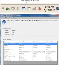 Example of HDS download manager. Example of HDS download manager.