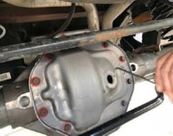 Rear axle oil inspection. Rear axle oil inspection.