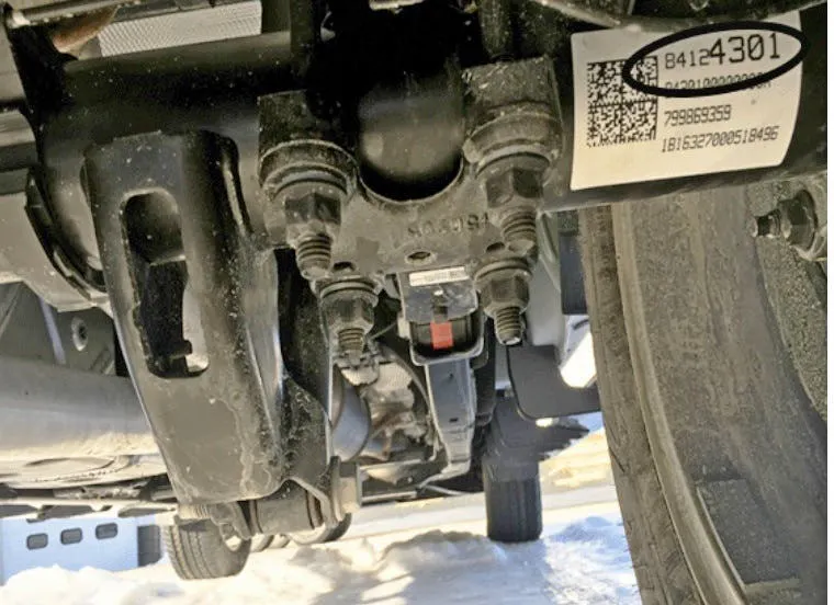 Identification Front And Rear Axle Serial Numbers _ Ford Rear Axle Identification Codes: Identify ...