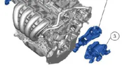 Note the location of the No. 1 engine mount.