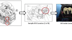 Example of OCV location.