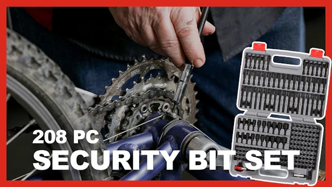 ARES 31023 💥 208pc Impact Security Bit Set 💥 premium industrial grade S2 steel bits