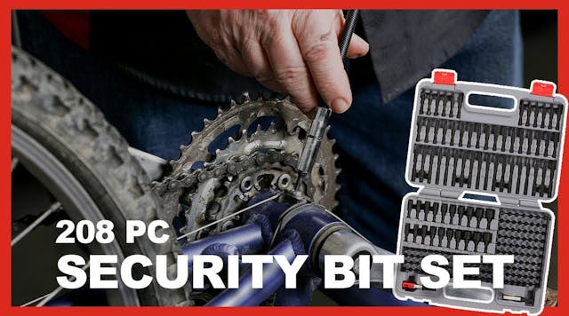 ARES 31023 💥 208pc Impact Security Bit Set 💥 premium industrial grade S2 steel bits