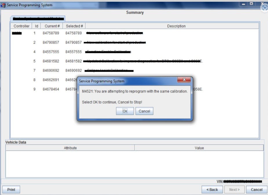 Reprogram the Active Safety Control Module with the latest update.