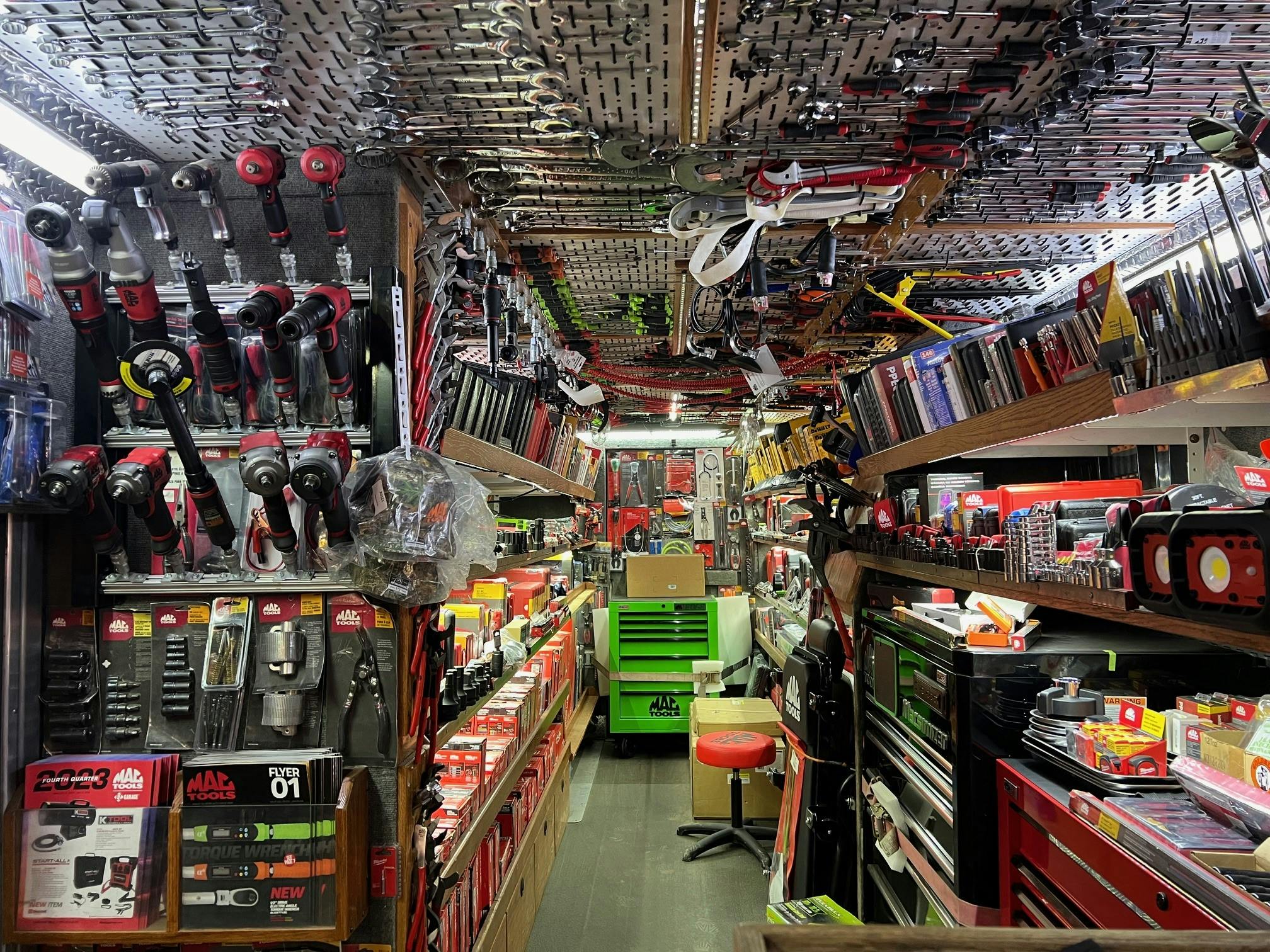 Effertz is out making calls two days at a time, so she always makes sure her truck is fully stocked.