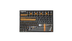 97-pc 1/4', 3/8', 1/2' Drive Bolt Biter Mechanics Tool Set, No. GWMSBBS02 97-pc 1/4', 3/8', 1/2' Drive Bolt Biter Mechanics Tool Set, No. GWMSBBS02