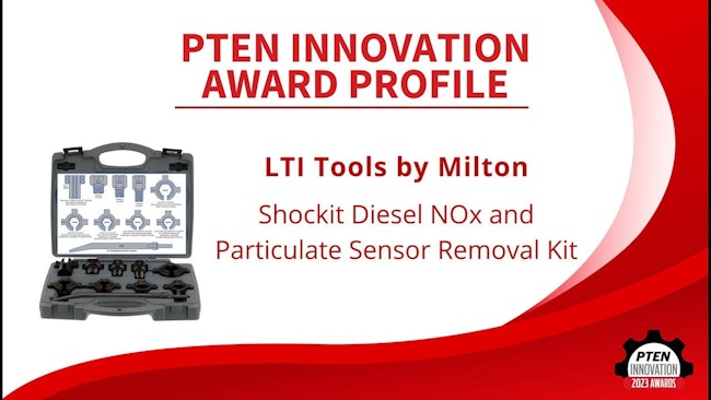 Innovation Award Profile: LTI Tools by Milton Shockit Diesel NOx and Particulate Sensor Removal Kit