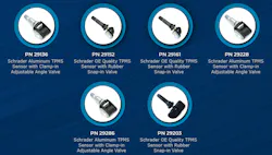 Schrader releases 6 new OE replacement TPMS sensors