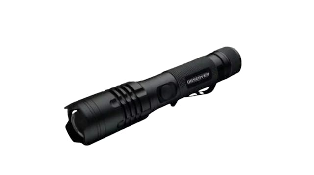 1200-lm Tactical LED Rechargeable Flashlight with Power Bank and Dual Power