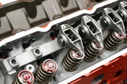 Rocker arms increasingly feature roller pivot axles. A full-roller rocker design will also feature roller tips that glide (as opposed to rub) on the valve stem tips.