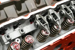 Rocker arms increasingly feature roller pivot axles. A full-roller rocker design will also feature roller tips that glide (as opposed to rub) on the valve stem tips. Rocker arms increasingly feature roller pivot axles. A full-roller rocker design will also feature roller tips that glide (as opposed to rub) on the valve stem tips.
