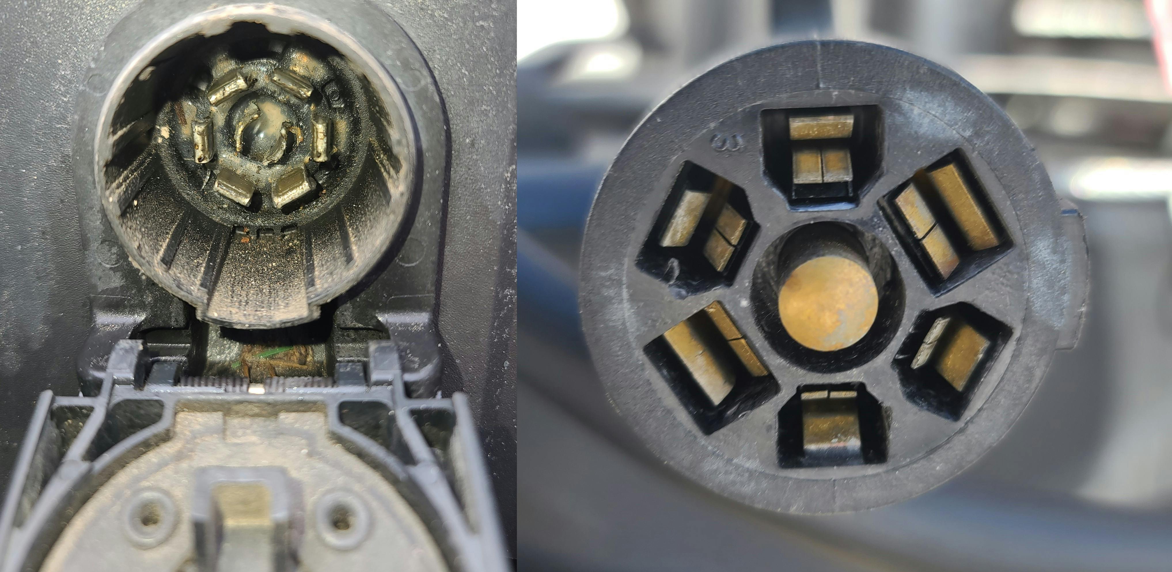 Corrosion inside the truck&rsquo;s seven-way connection or the trailer plug itself can cause dash warning messages and trailer brake issues.