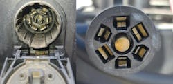 Corrosion inside the truck&rsquo;s seven-way connection or the trailer plug itself can cause dash warning messages and trailer brake issues.