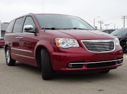 The subject vehicle, a 2015 Chrysler Town and Country with a tri-zone automatic climate-controlled HVAC system has a complaint of poor A/C performance.