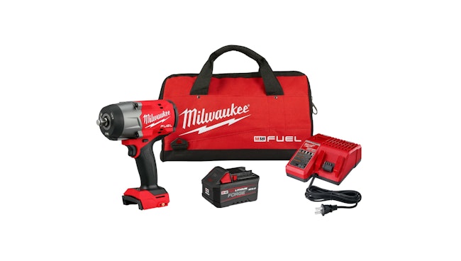M18 FUEL 1/2' High Torque Impact Wrench w/ Friction Ring REDLLITHIUM FORGE Kit, No. 2967-21F