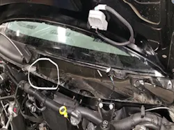 Note the location of the inner lower right side seam circled.