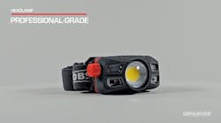 450 Lumen LED Rechargeable Headlamp with Variable Intensity Dial &amp; Motion Sensor (OBS-HL350)