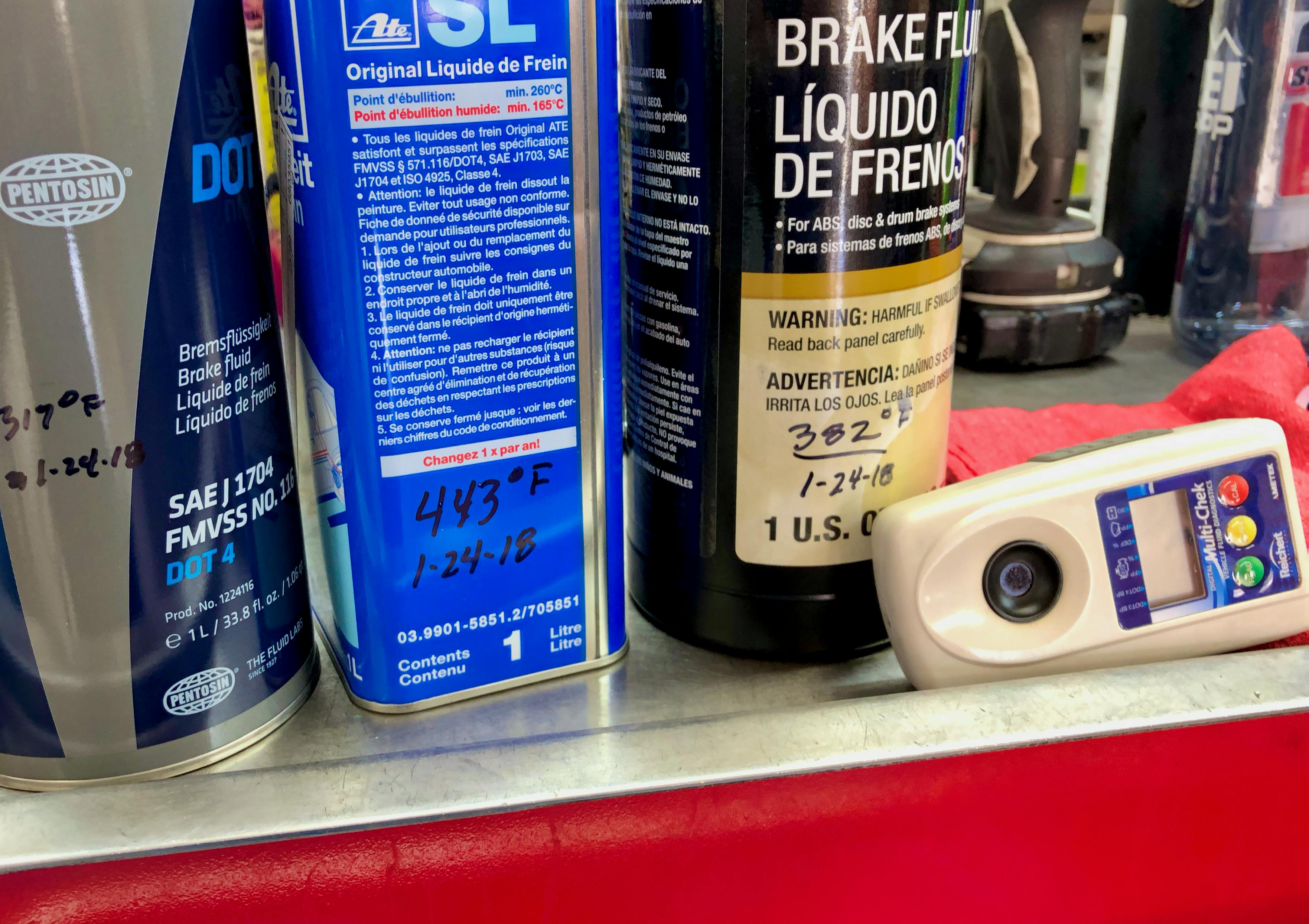 Figure 7 &mdash; Reichert Multi-Chek Brake Fluid Boiling Point Tester