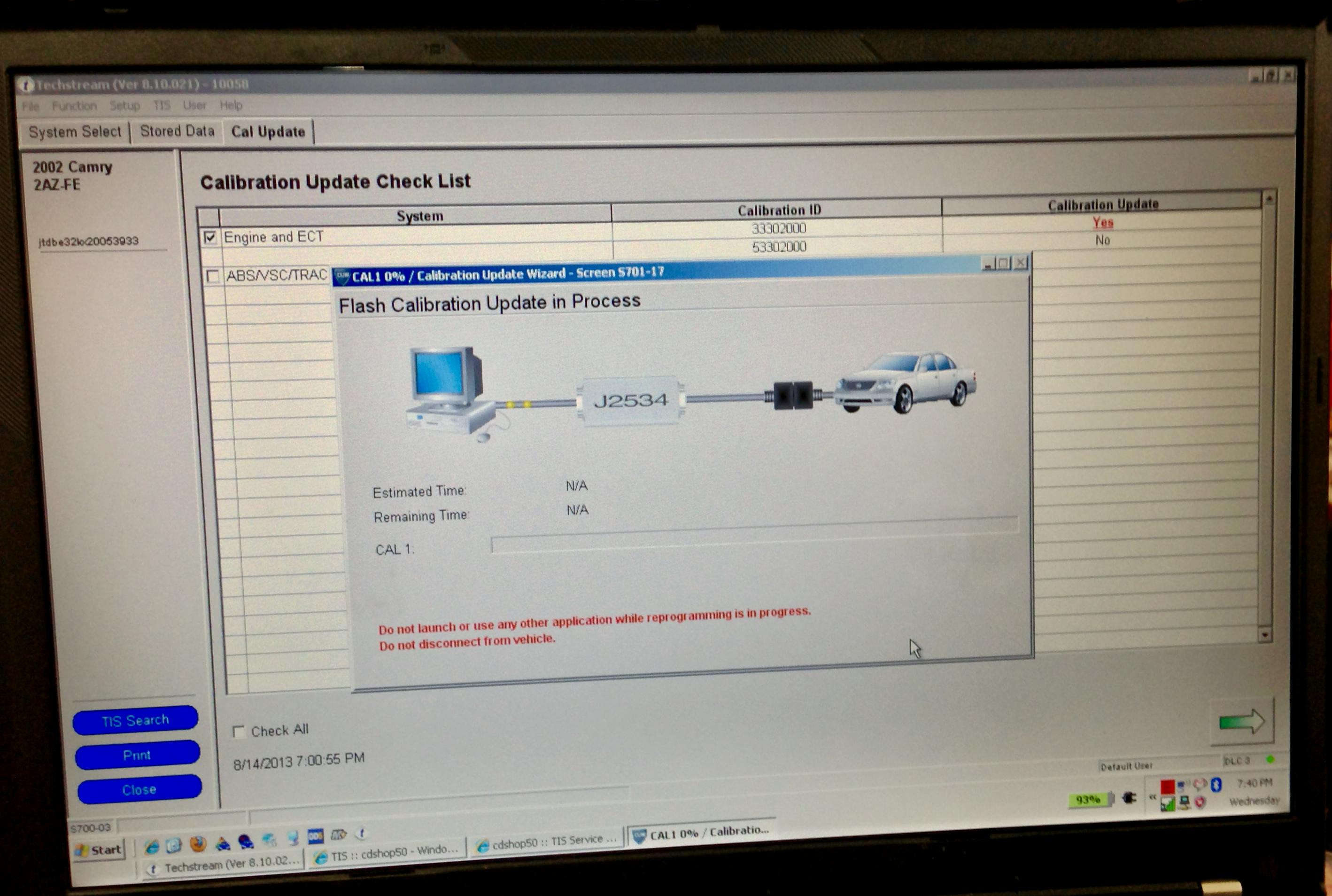 Figure 5 &mdash; Toyota Techstream