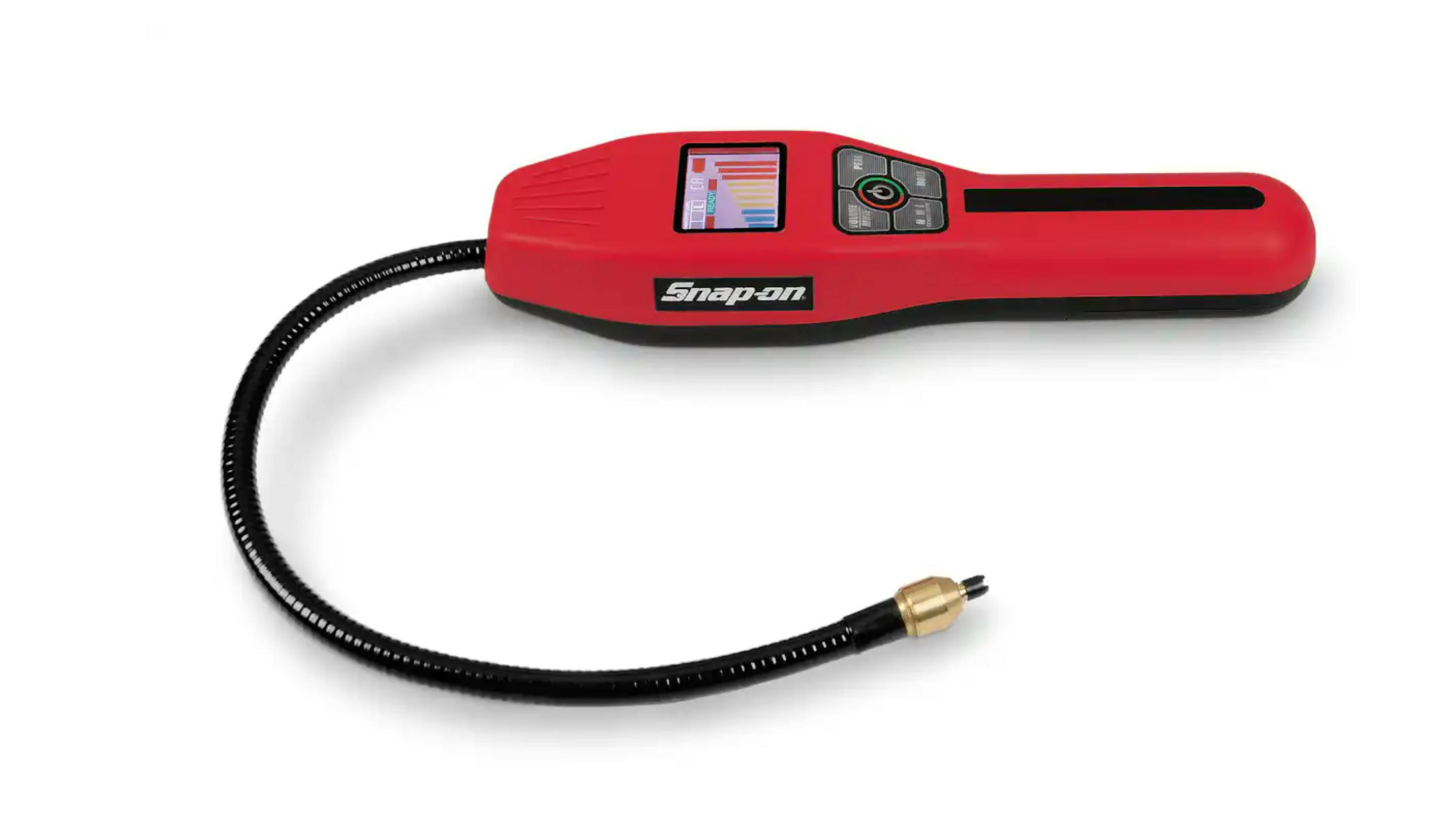 Snap-on leak detector